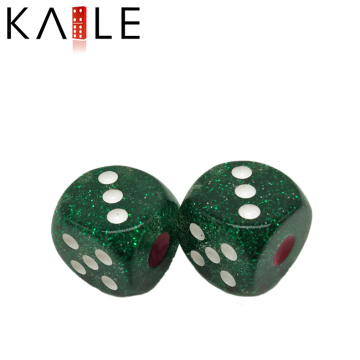 New Design Green with Hot and White Dots Popular Dice